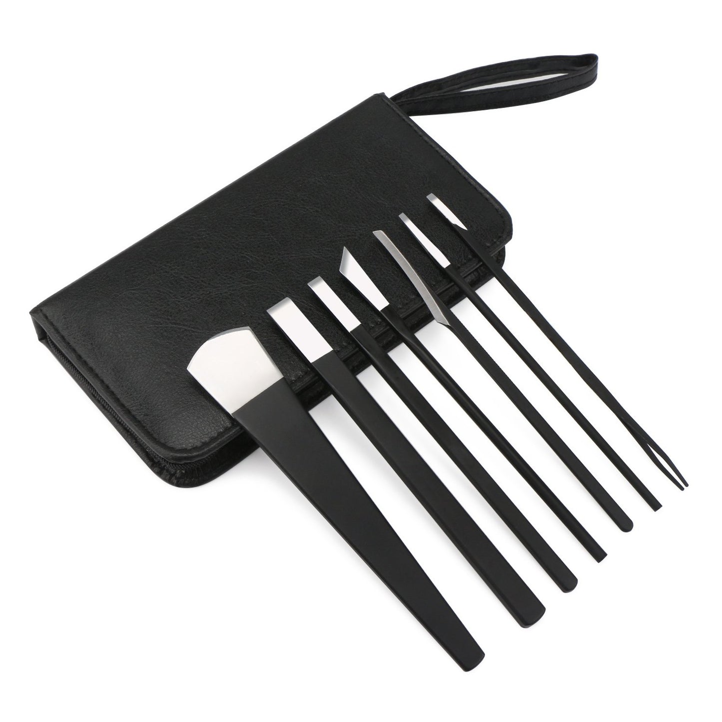 Pediküre Messer Set mit Aufbewahrung, Ensemble 7 pièces A