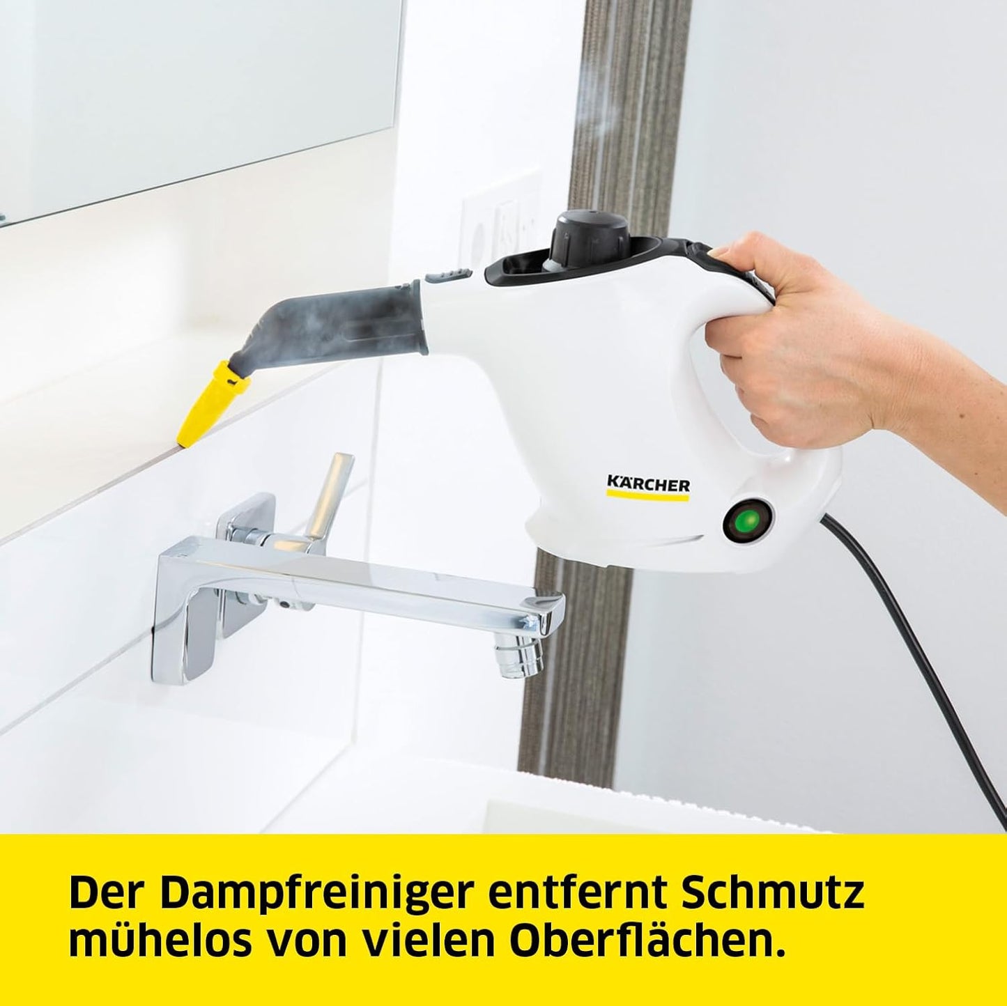 Dampfreiniger SC 1 EasyFix mit Bodenreinigungsset, 1.200 Watt