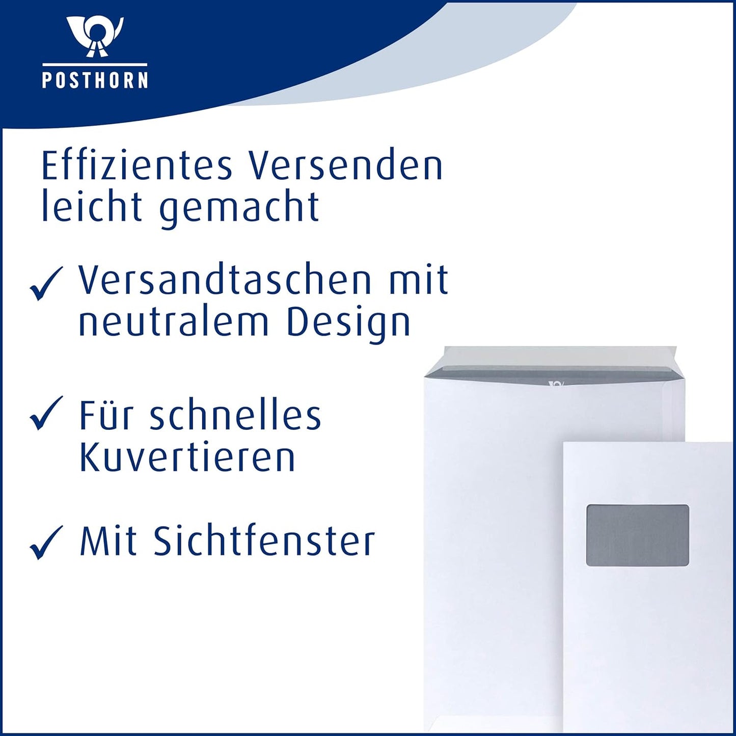 C4 Versandtaschen mit Fenster
