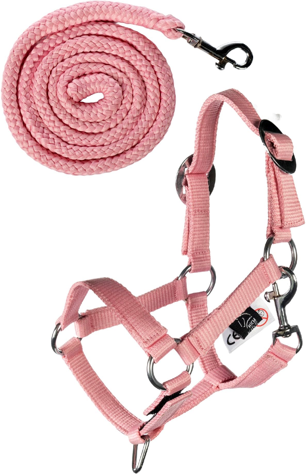 Kinder Hobby Horsing Halfter-Set, Rosa