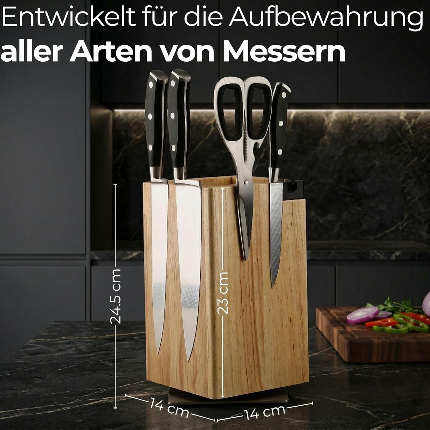 Messerblock, 360º