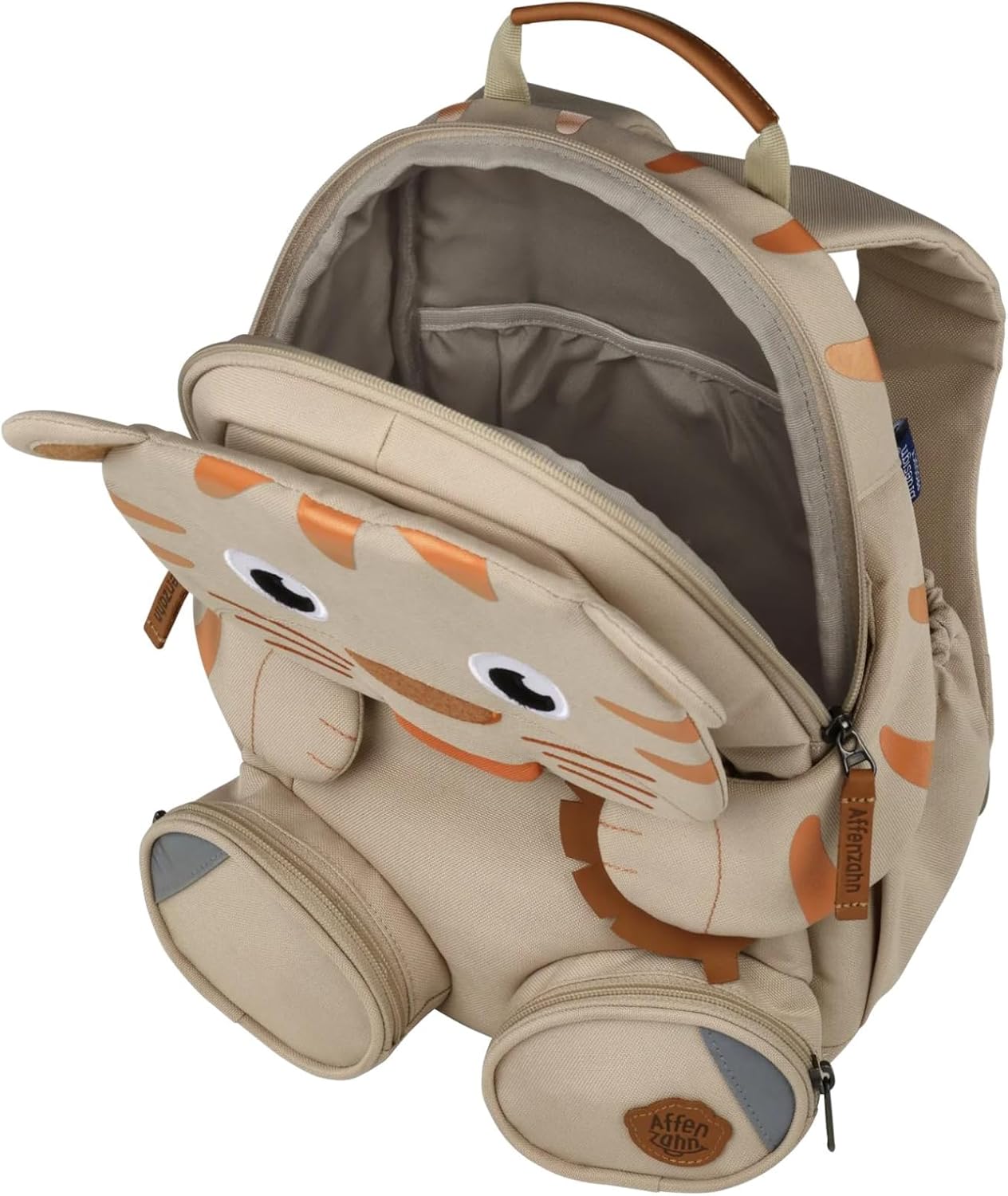 Kinderrucksack Grosser Freund, 8 L Pure Tiger - Beige