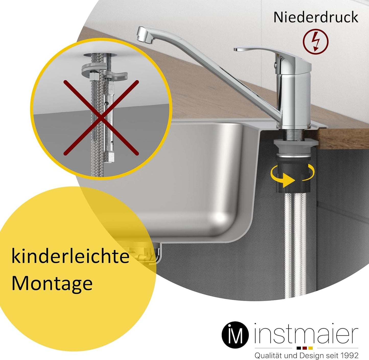 K1 - Spültischarmatur, K1 Niederdruck, Chrom
