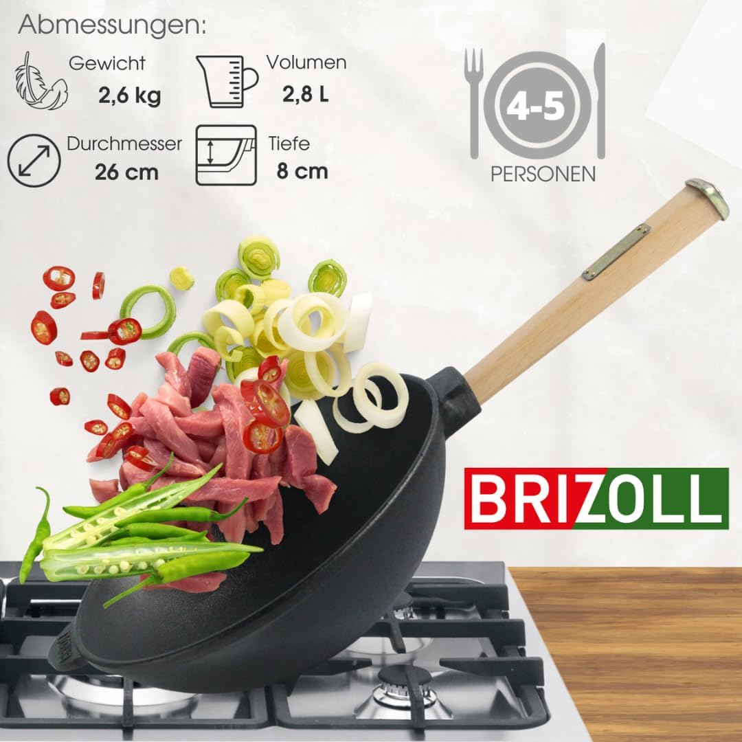 Wokpfanne, 26 cm|Ohne Deckel