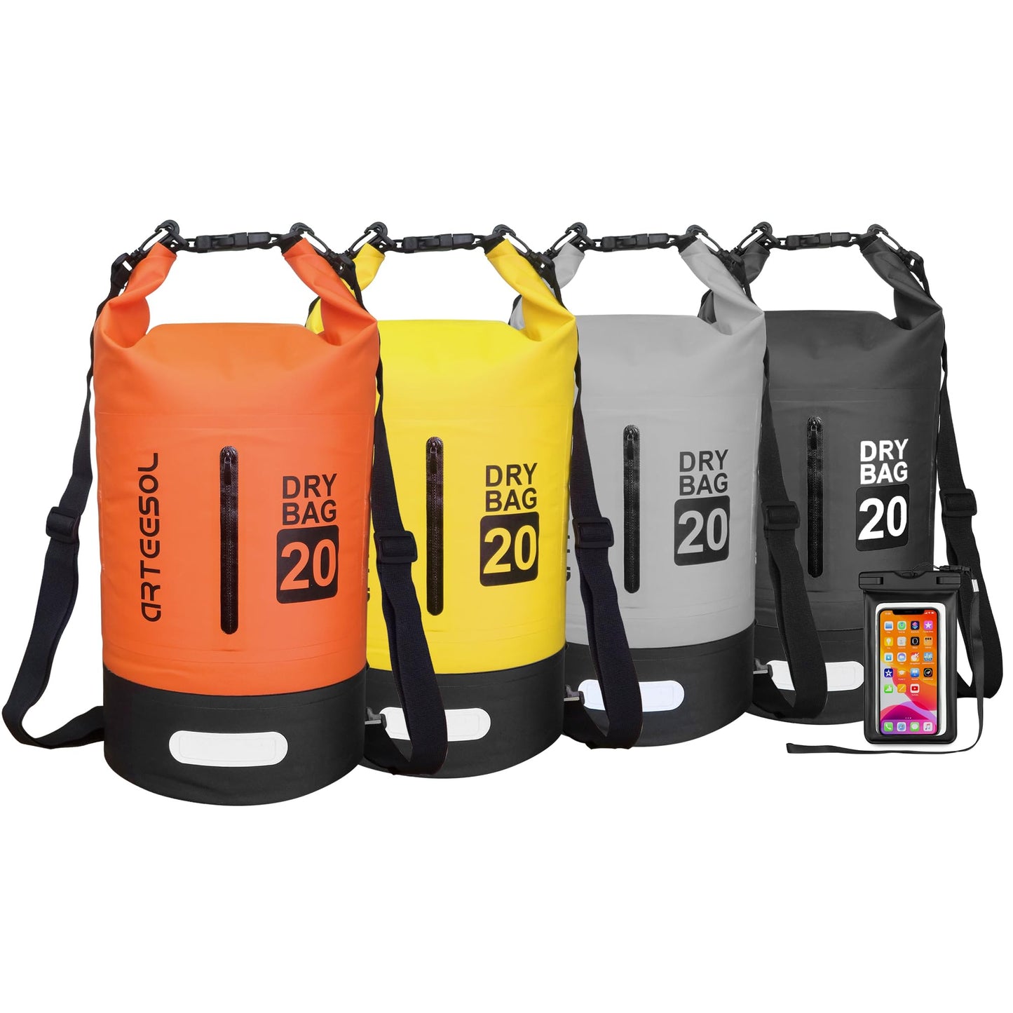 Wasserdichter Dry Bag, 30 Liter, 30L Orange