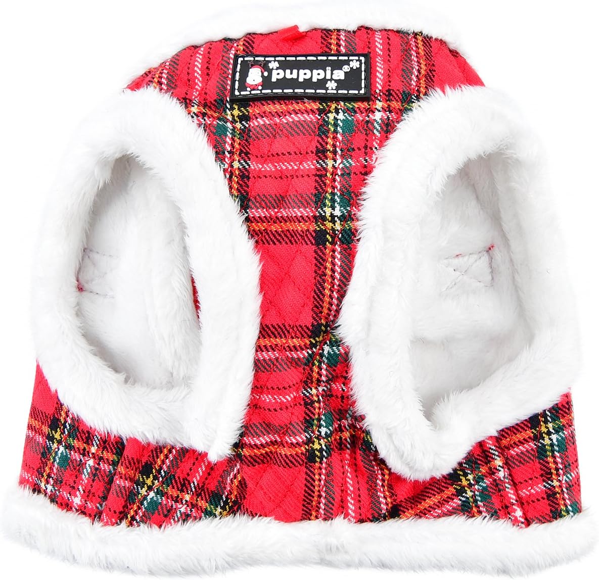 Blitzen Harness B Hundegeschirr, S Rot Kariert