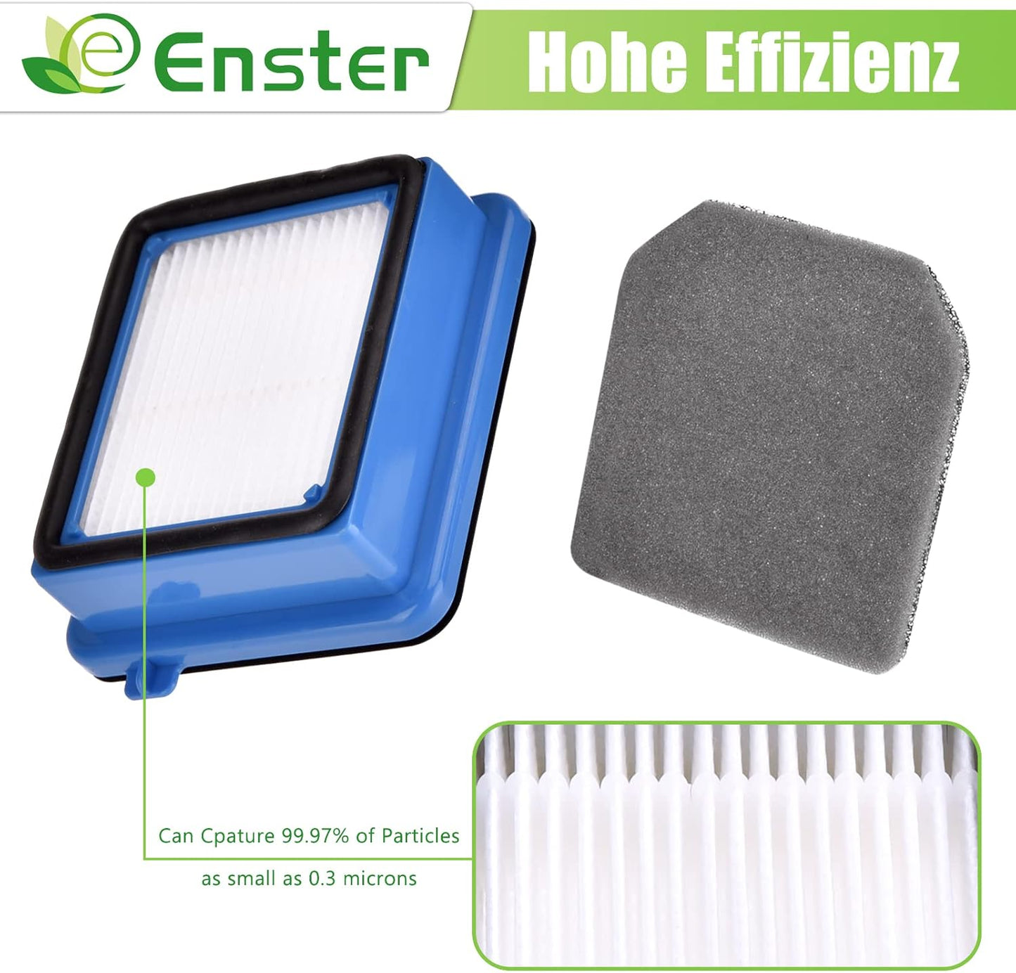 9-teiliges Filterset für AEG Staubsauger, ED-QX6-4P