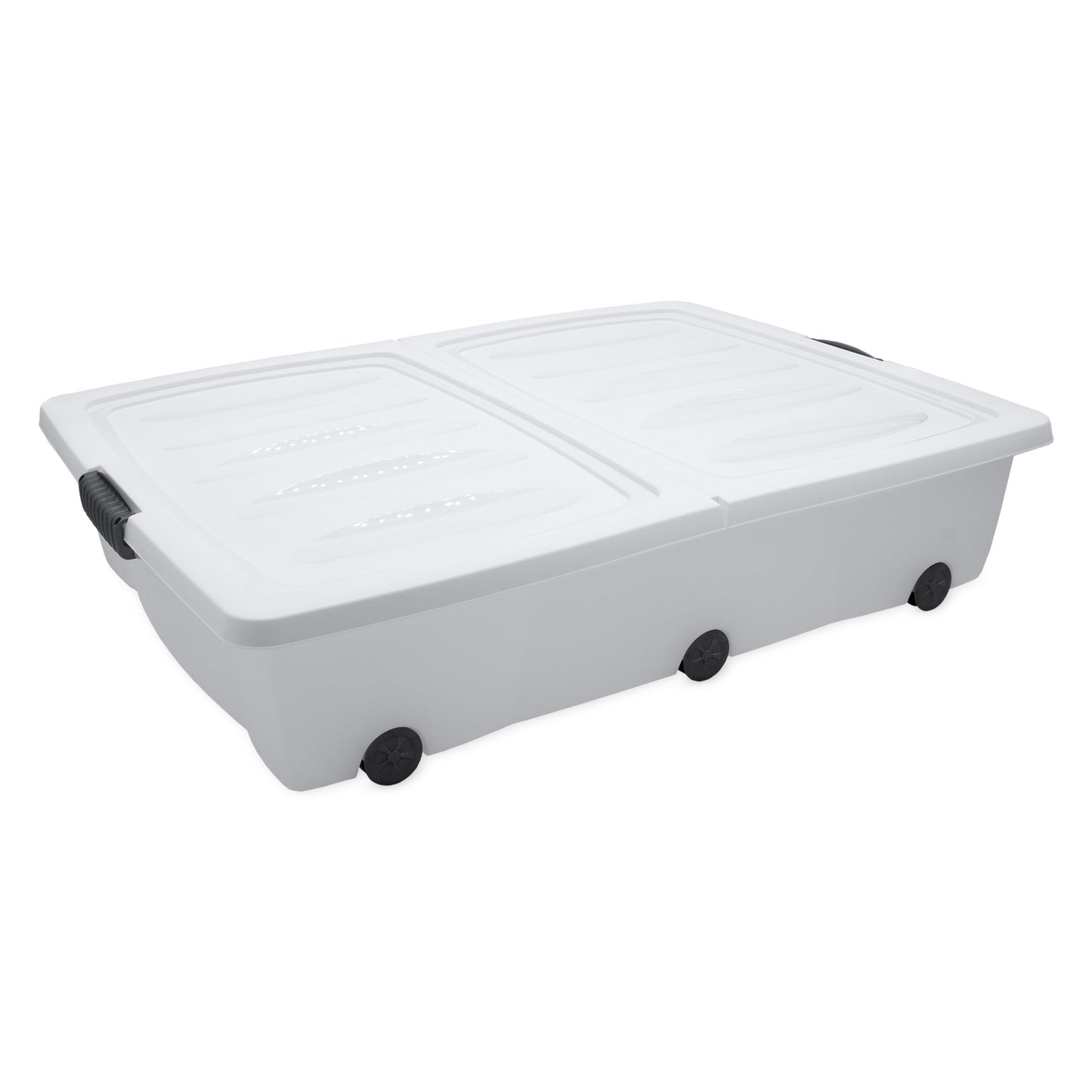 Unterbettkommode mit Rollen, 80 x 60 x 17 cm (60 Liter)