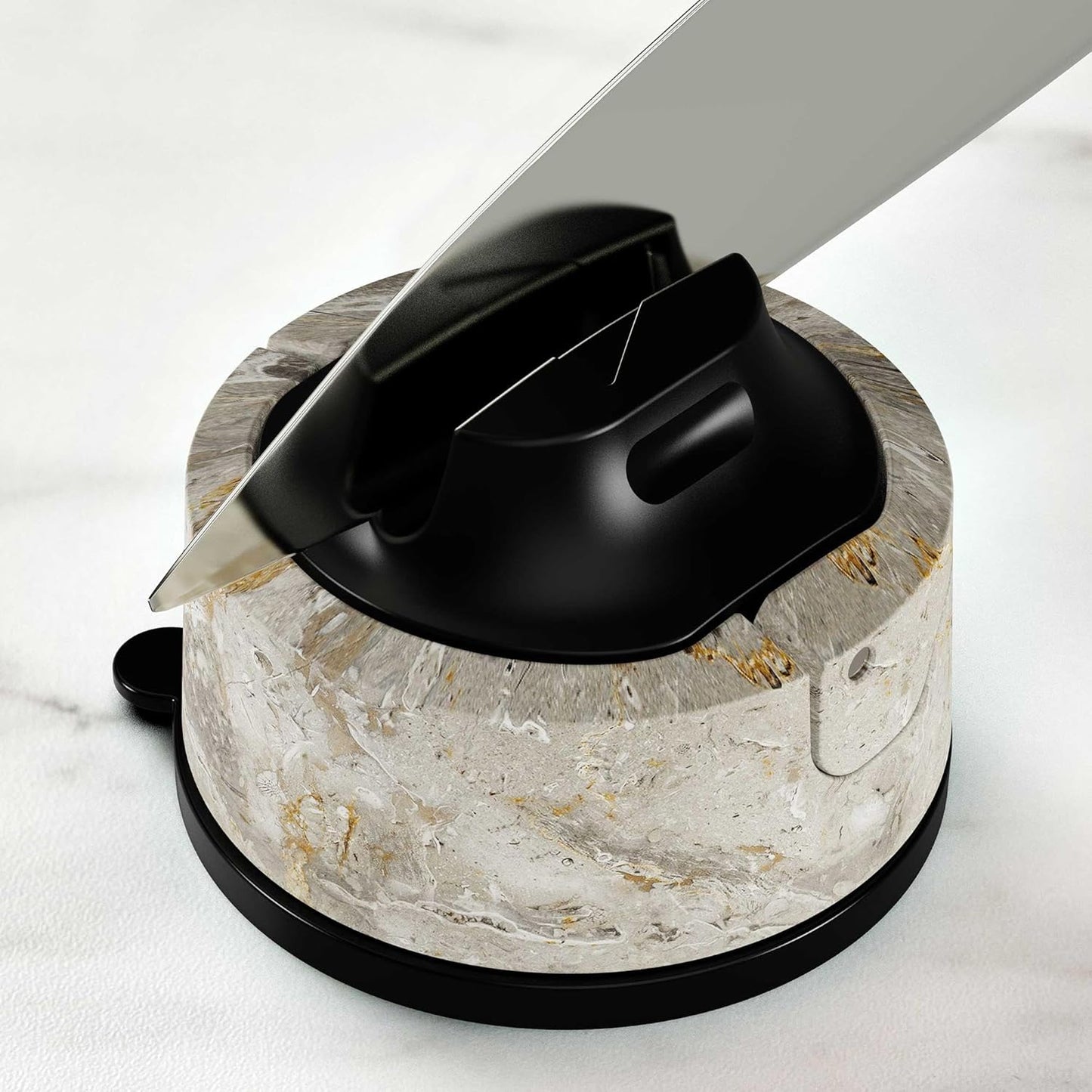 Evo Messerschärfer mit PowerGrip Saugnapf, Evo Stein