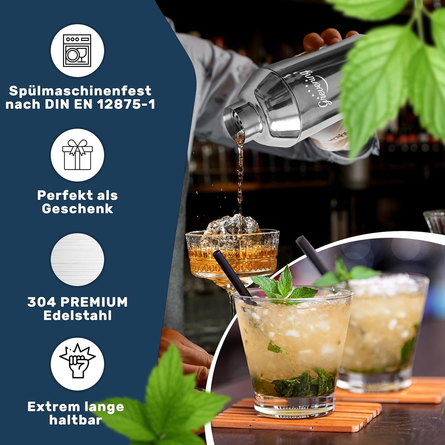Cocktail Shaker Set