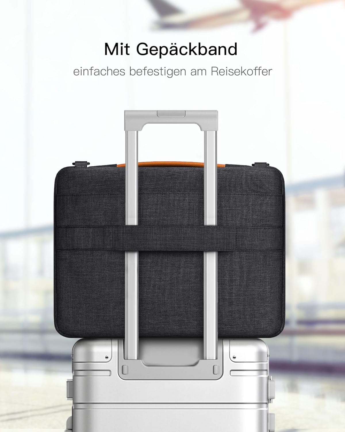 Laptoptasche mit Schultergurt, 13.3 Zoll