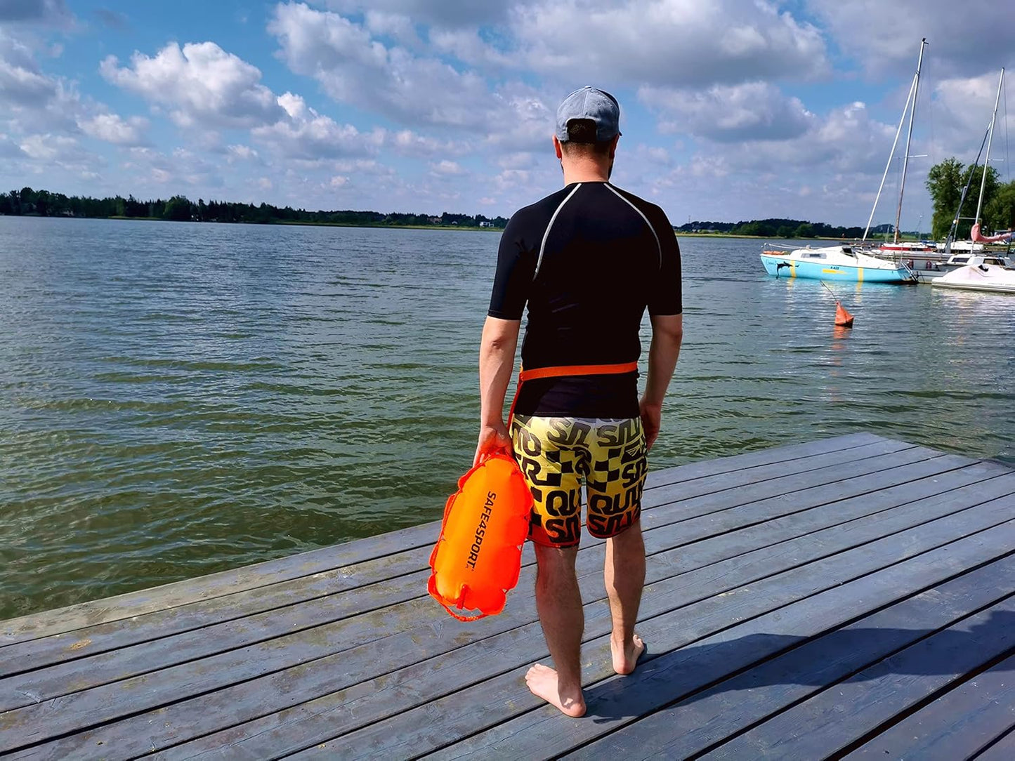 Classic Swimmer Aufblasbare Sicherheitsboje