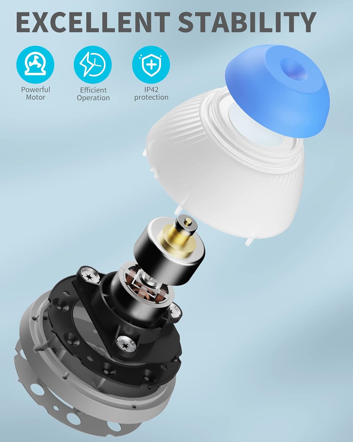 Mini Vortex Mixer, Blau