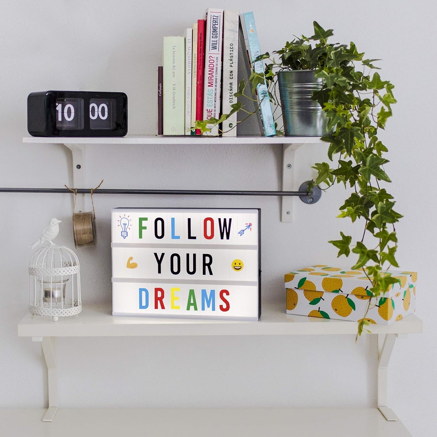 Light Box A4 mit 400 Buchstaben & Emojis, Original