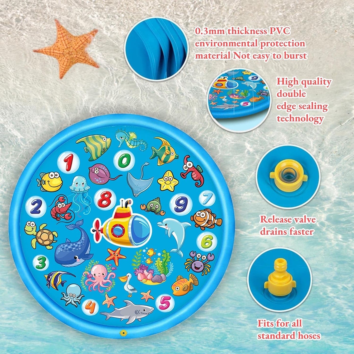 Sommer Sprinkler Wasserspielmatte