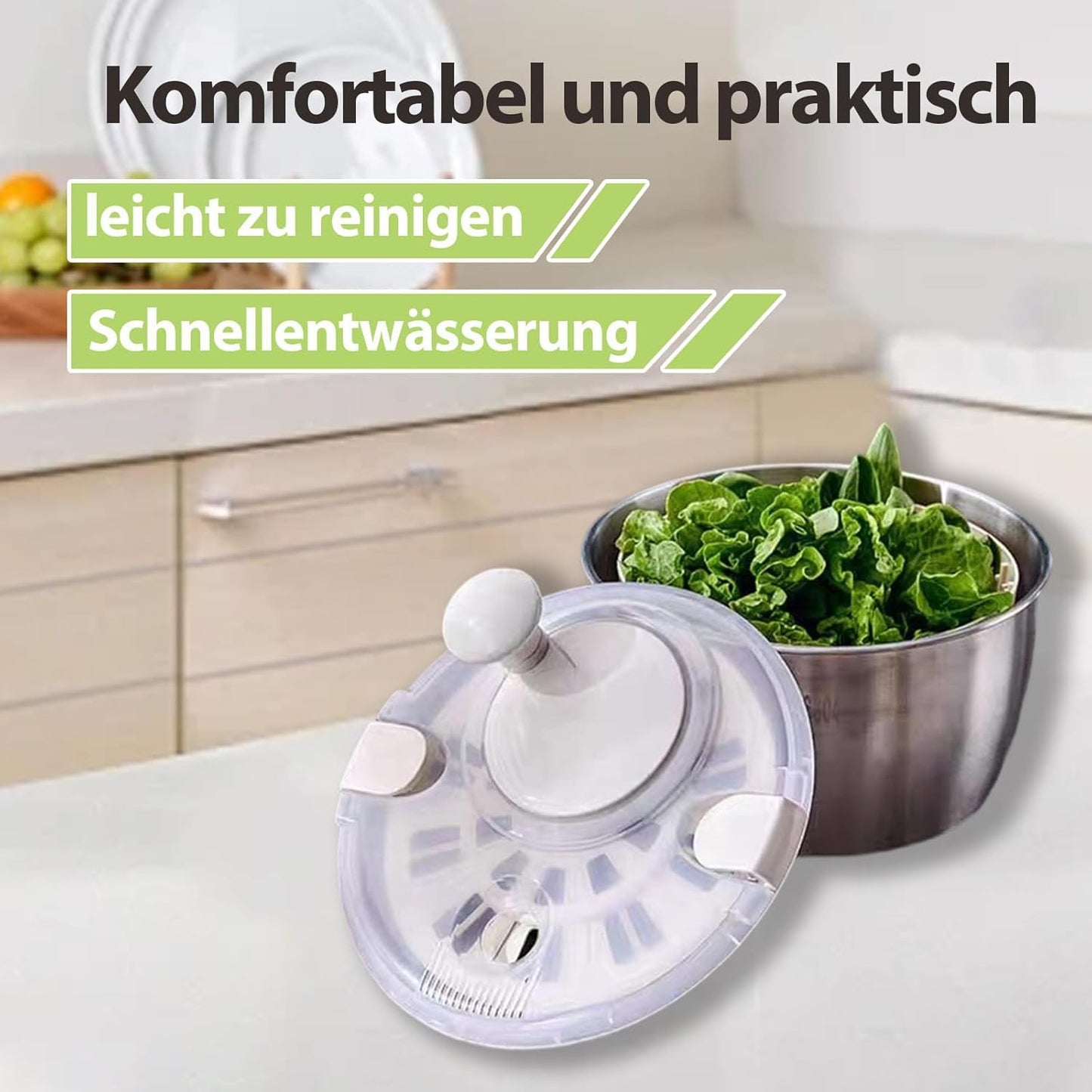 Salatschleuder, ABS-Kunststoff