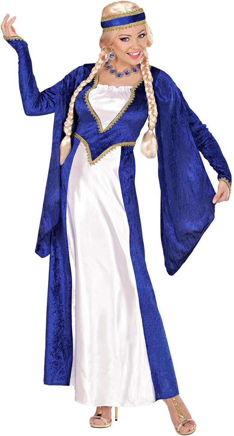 Kostüm Königin der Renaissance, Blau S