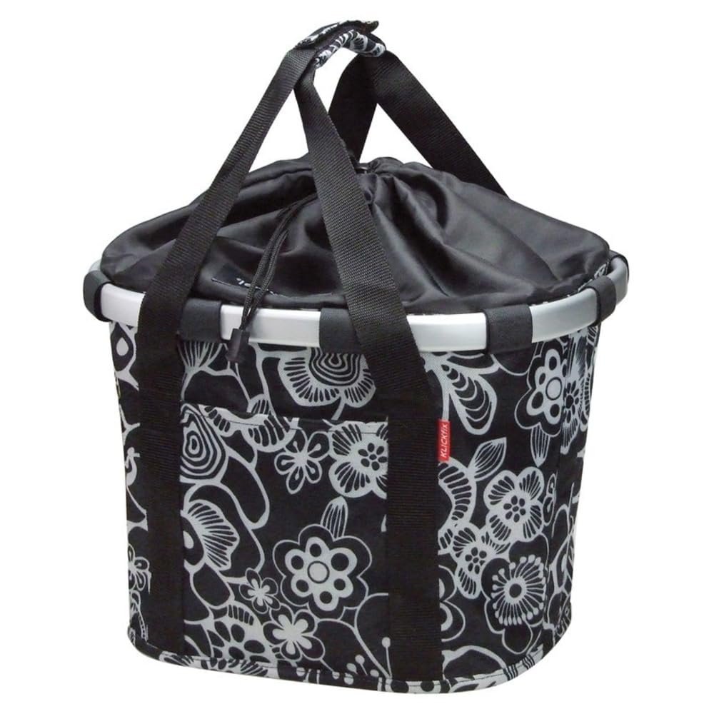 Lenkertasche Bikebasket, Fleur Schwarz Bikebasket