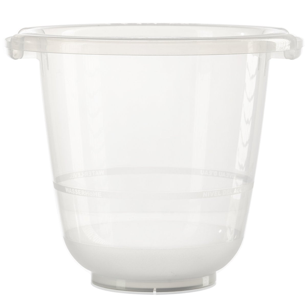 Badeeimer für Kleinkinder, transparent