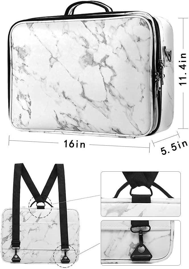Schminkkoffer, L Marble