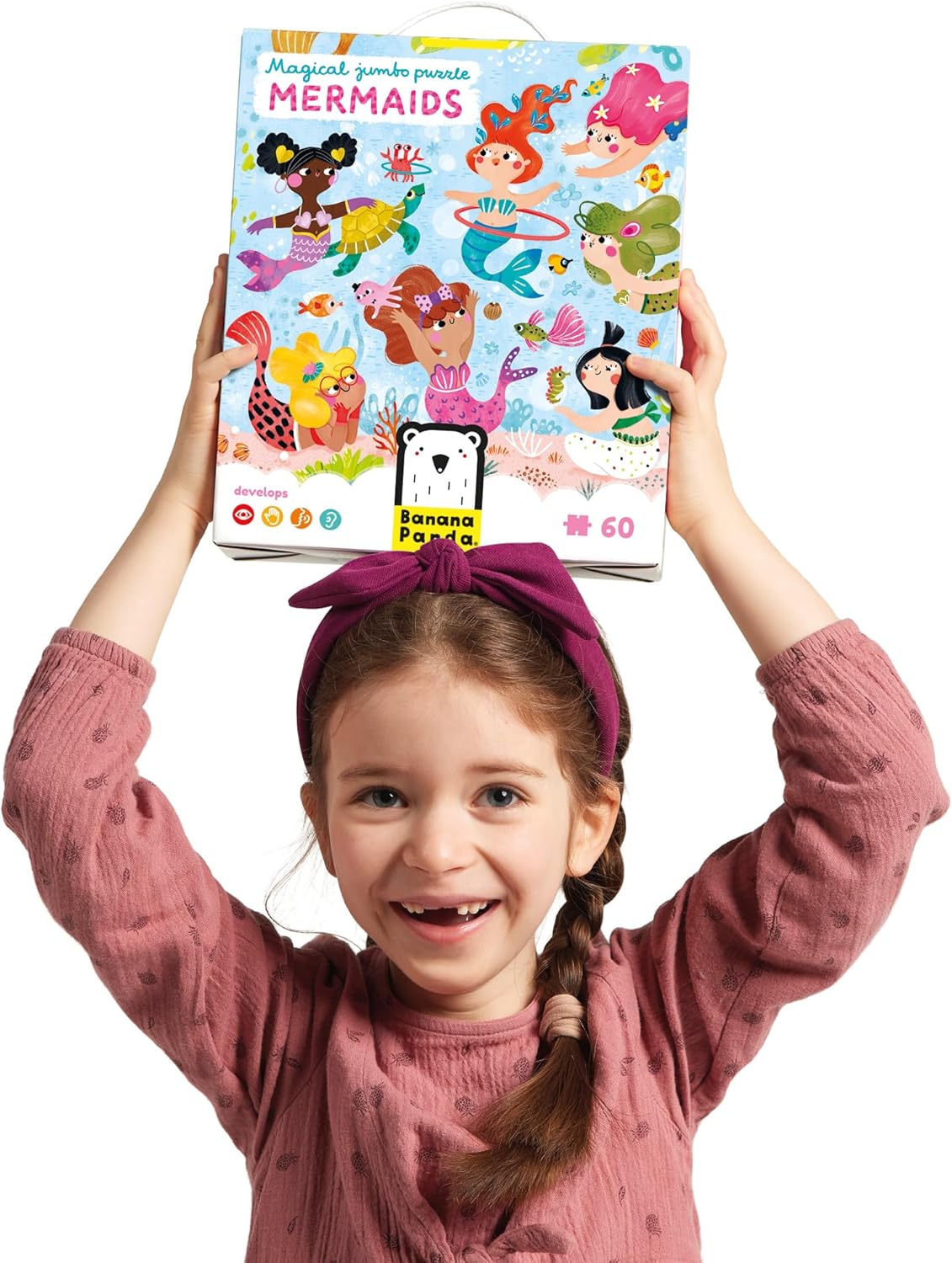 Magisches Jumbo -Puzzle Meerjungfrauen