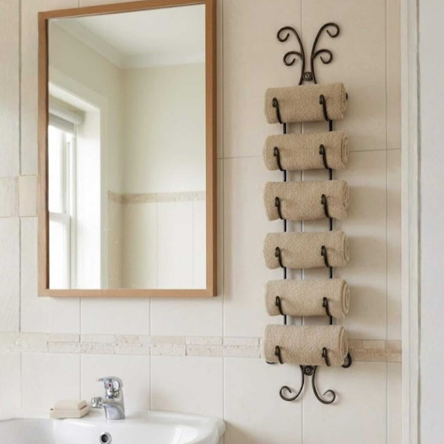 Vintage Wandhandtuchhalter für Badezimmer
