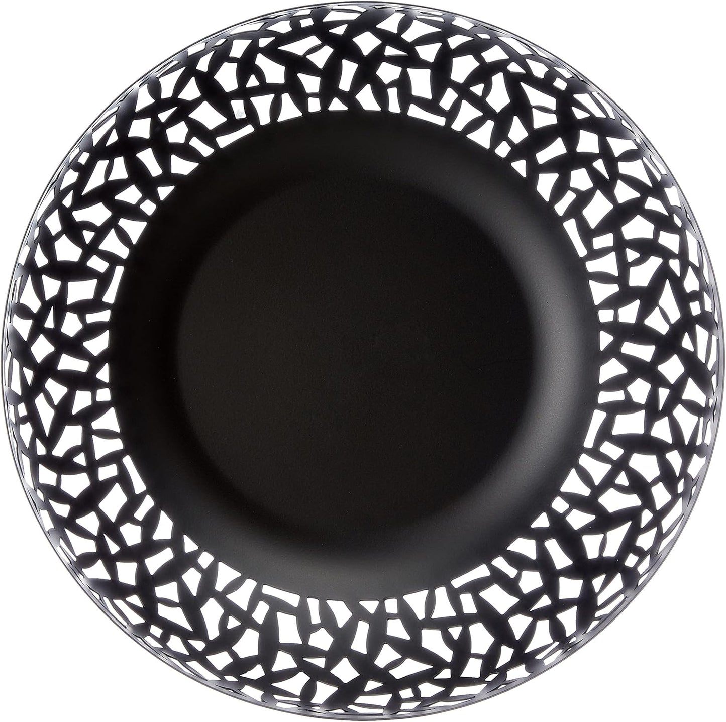 Obstschale, 11.5 x 30 x 9 cm Schwarz