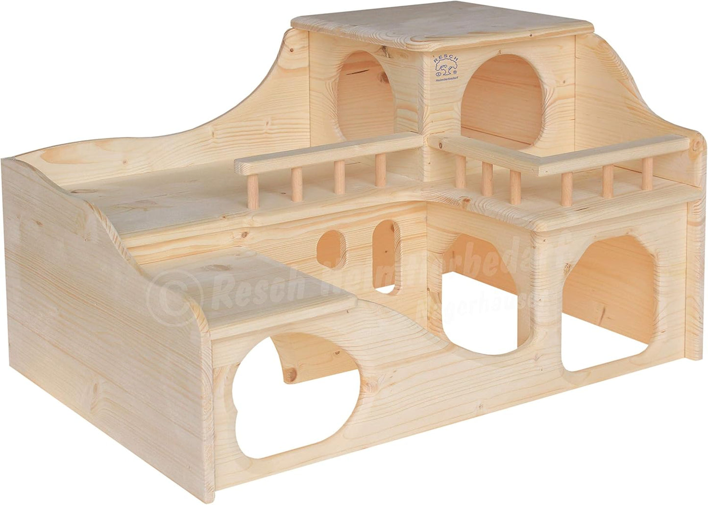 Meerschweinchenschloss mit Tunnel