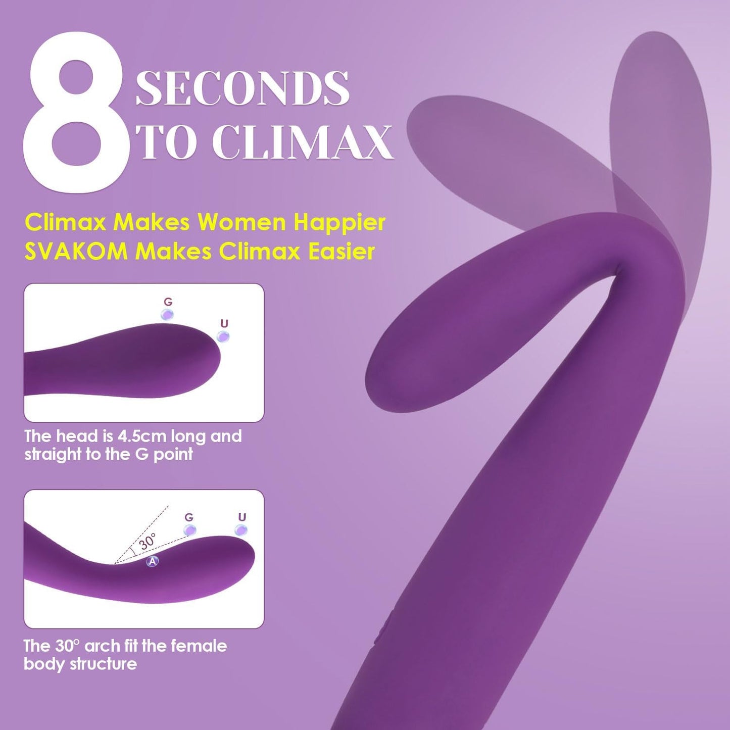 G-Punkt Vibrator mit Klitoris- und Analstimulation, XL