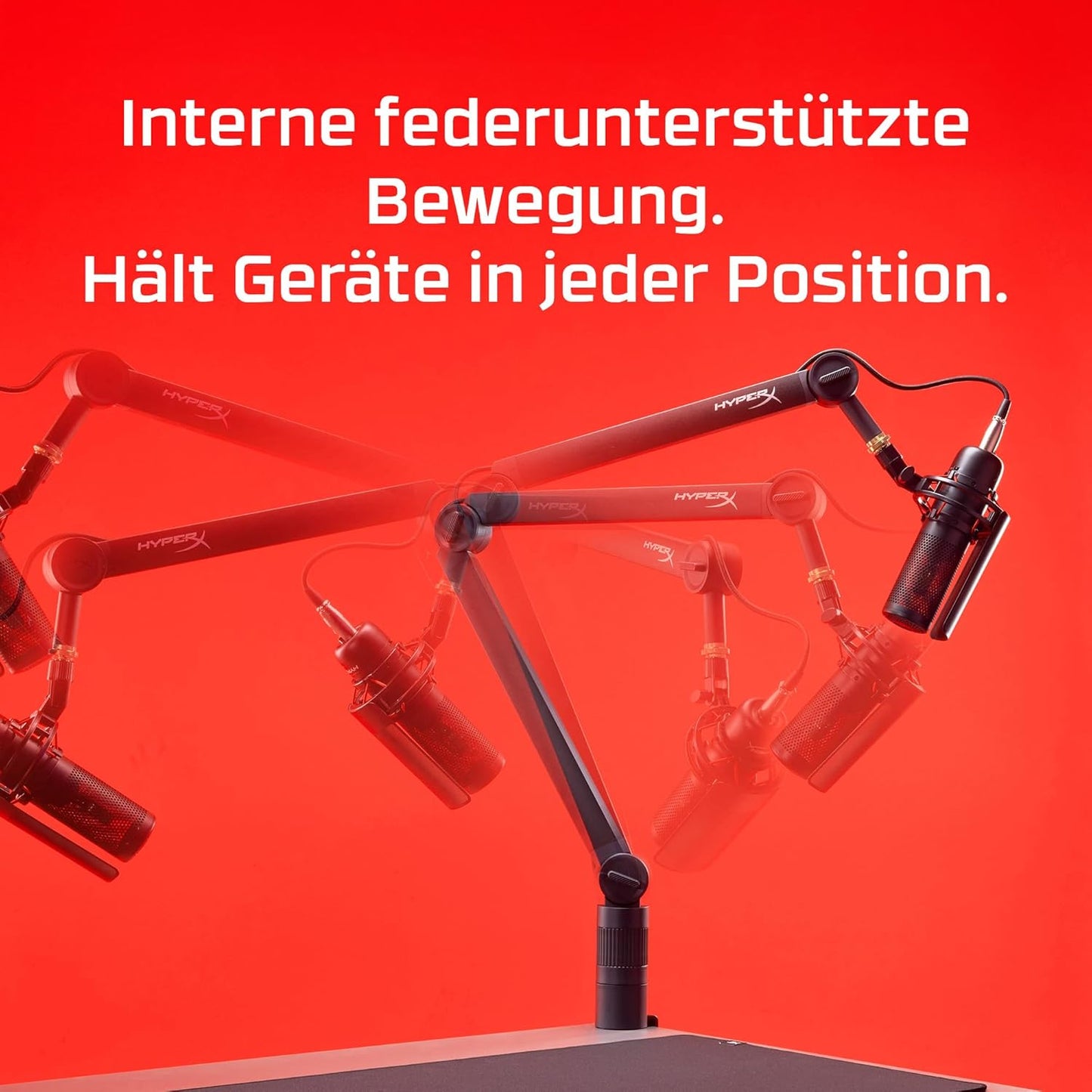 Caster Mikrofon- & Kameraarm, 360° schwenkbar