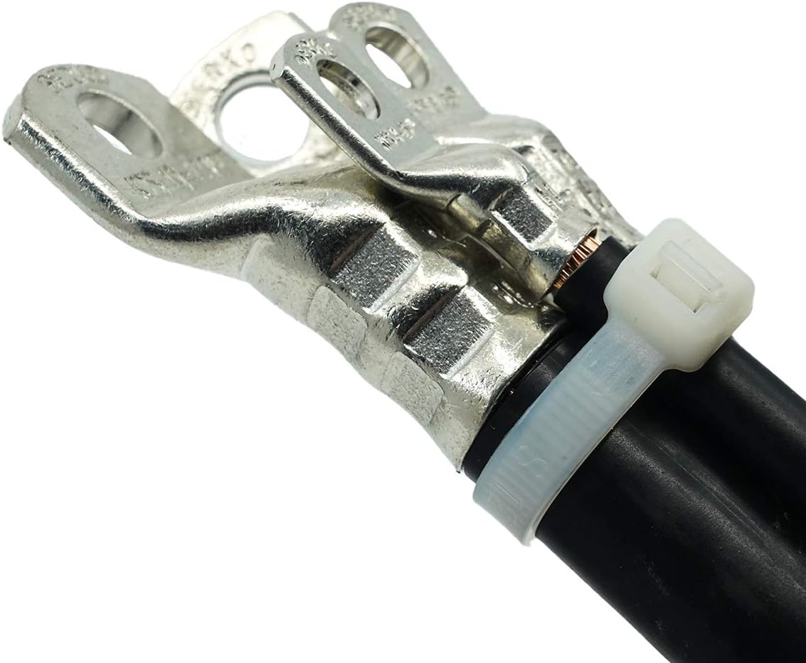 Kabelbinder-Set für Kabelmanagement, 100 Stück, 780 x 9 mm - 100 Stück Weiss