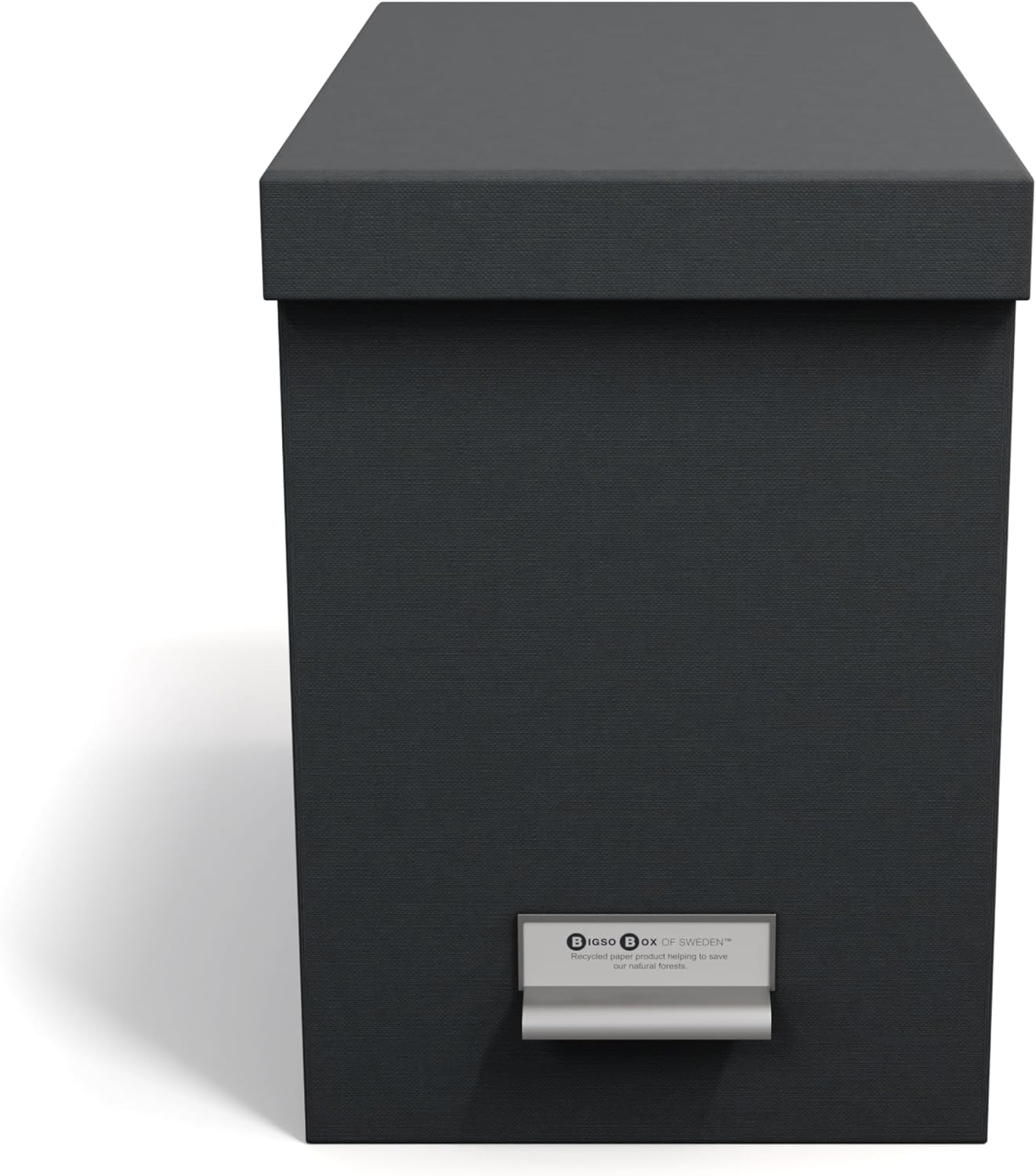 Hängeregisterbox Johan, Dunkelgrau Pappe