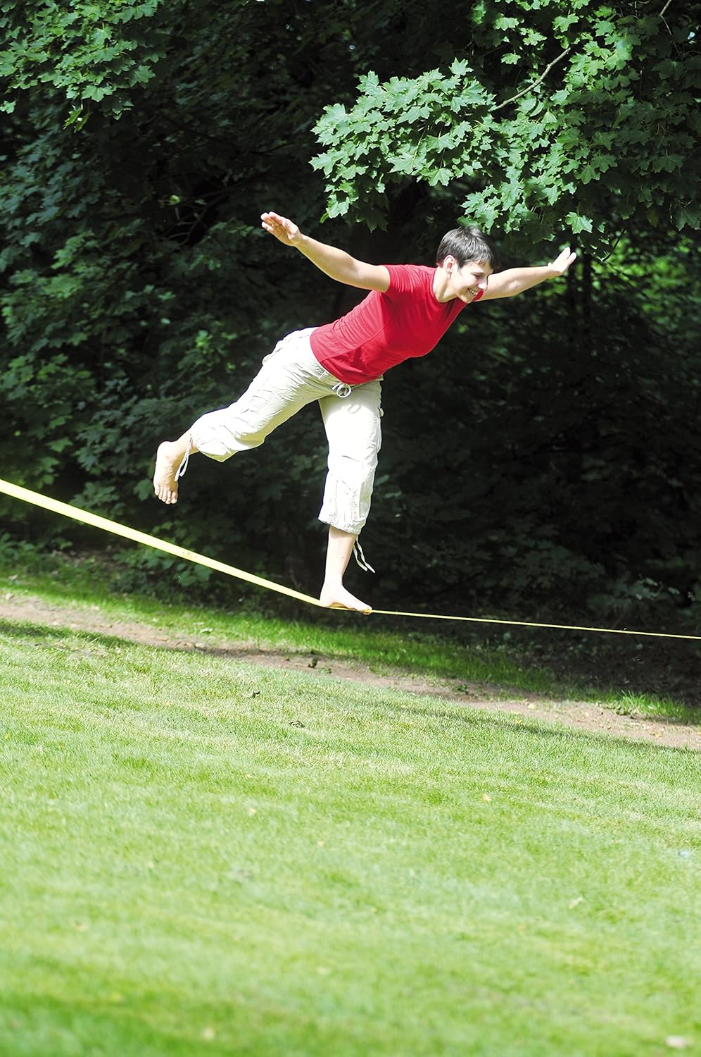 Slackline Set mit Baumschutz