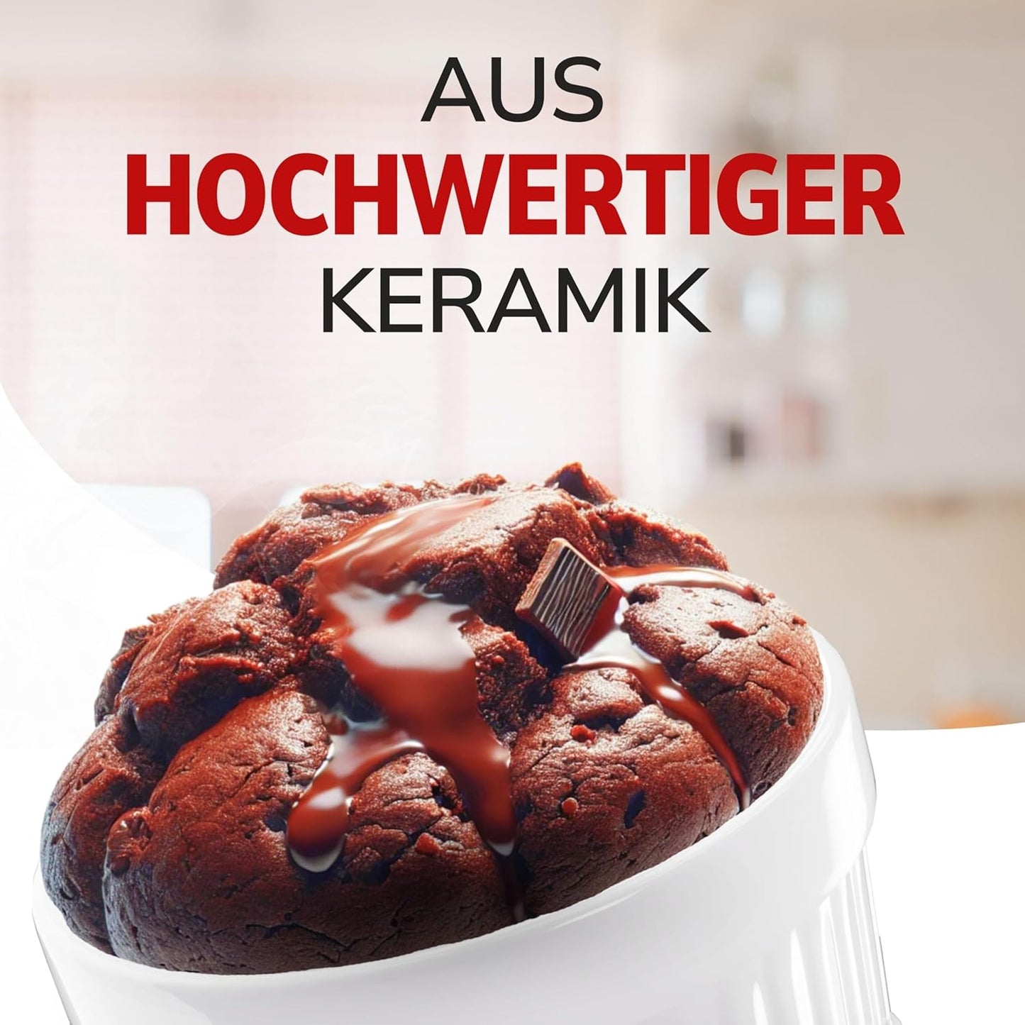 Ofenfeste Soufflé Förmchen, 12 count