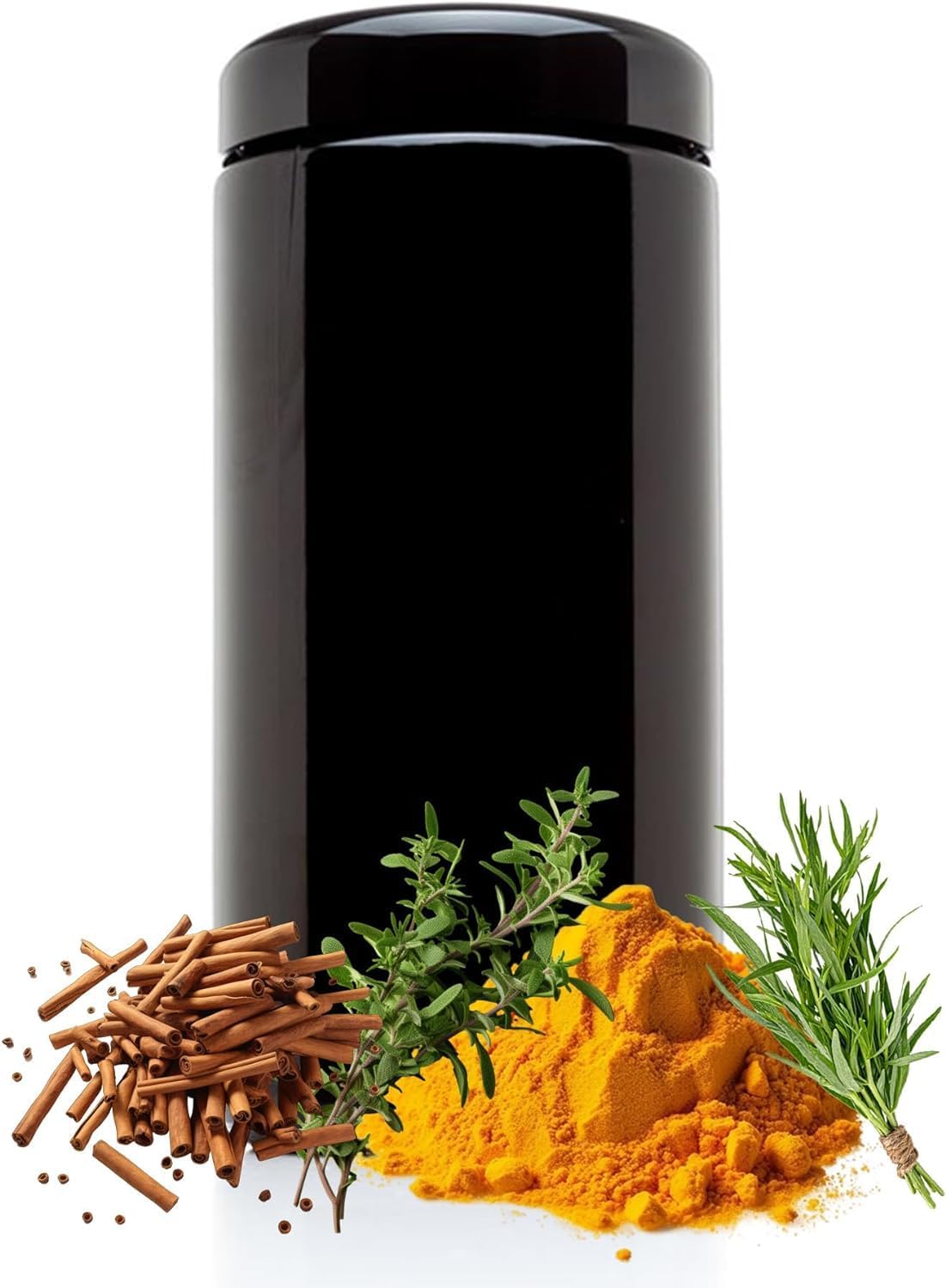 UV-Glasgefäss für geruchsdichte Aufbewahrung, 250 ml
