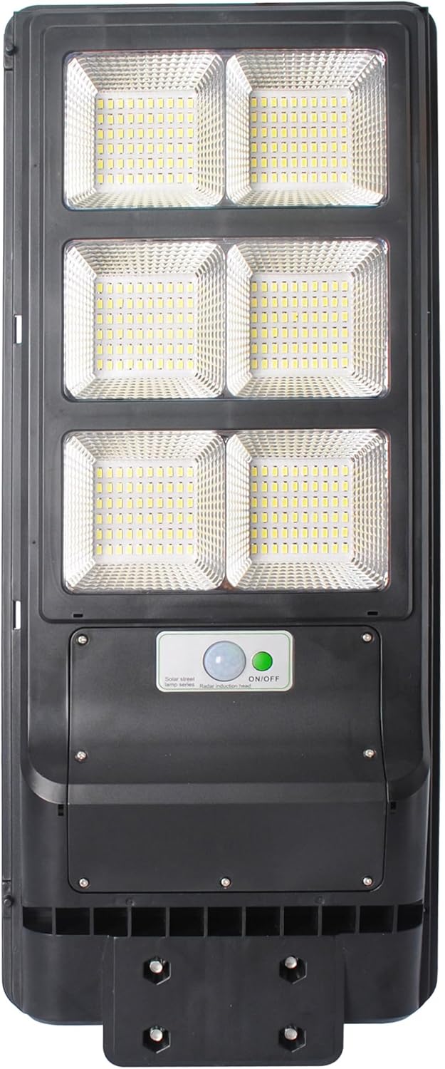 Solar Strassenlampe mit Bewegungssensor und Fernbedienung, 270 Kilowattstunden
