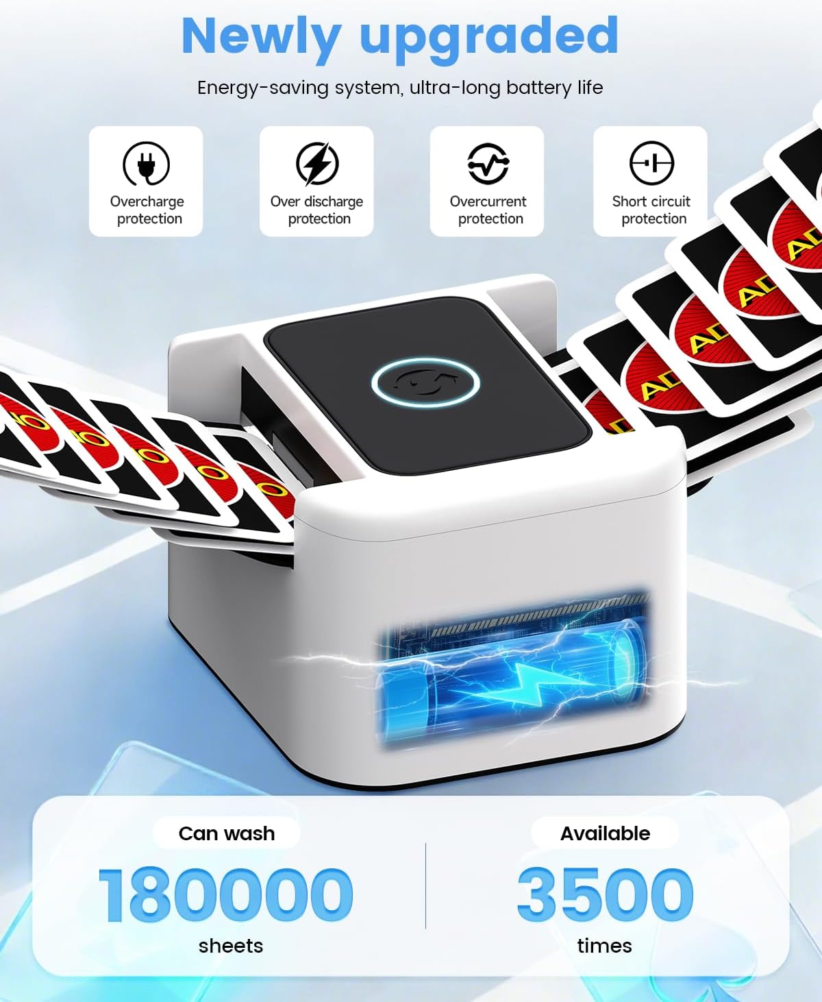 Automatischer Kartenmischer mit Akku