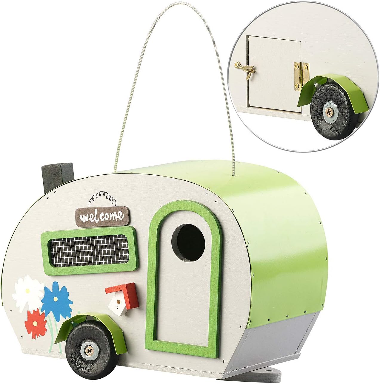 Nistkasten im Wohnwagen-Design