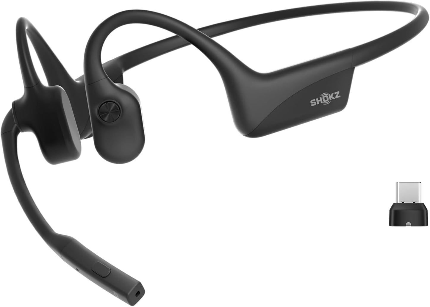 OpenComm2 UC Knochenschall Headset mit USB-C, USB-C-Adapter (USB-C Laden)