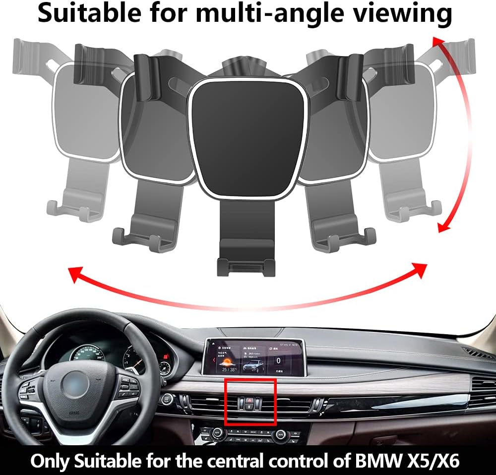 Kfz-Handyhalterung für BMW X5/X6 Modelle (2014-2019), for BMW X5 2014-2018，X6 2015-2019