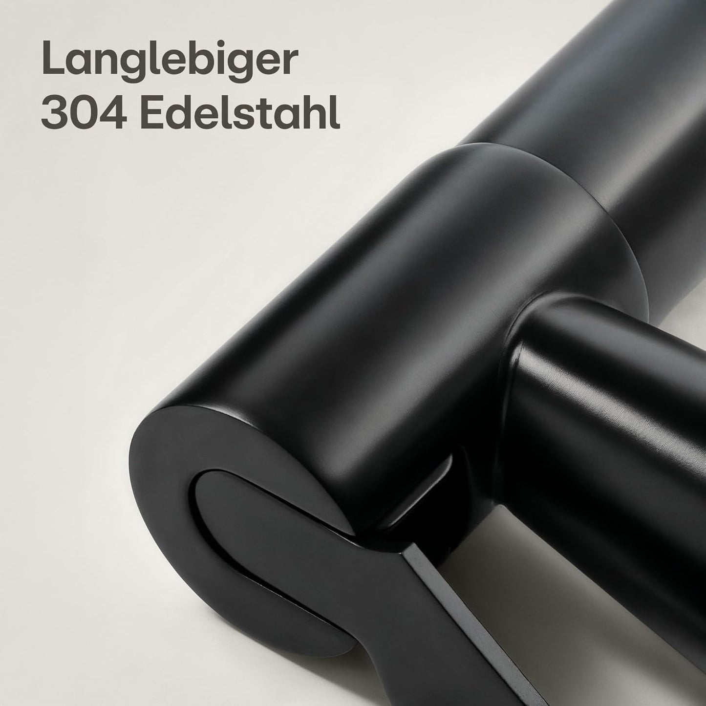 Bidet Handbrause-Set mit Schlauch und Halter, Schwarz