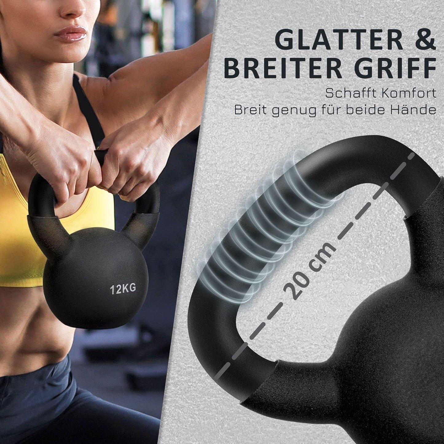 Kettlebell mit Neoprenbeschichtung