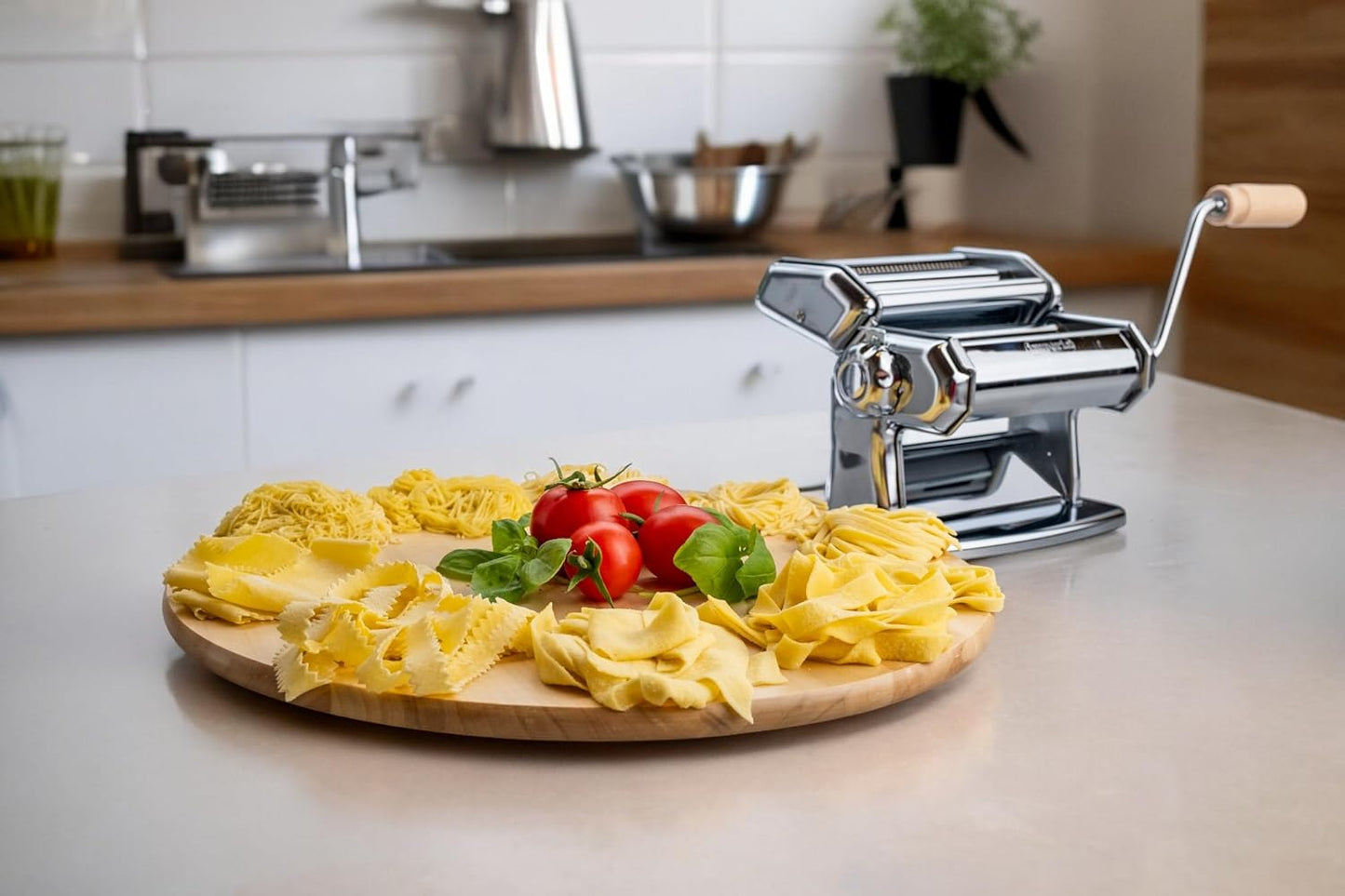 IPASTA Classica Manuelle Nudelmaschine, Cremefarben