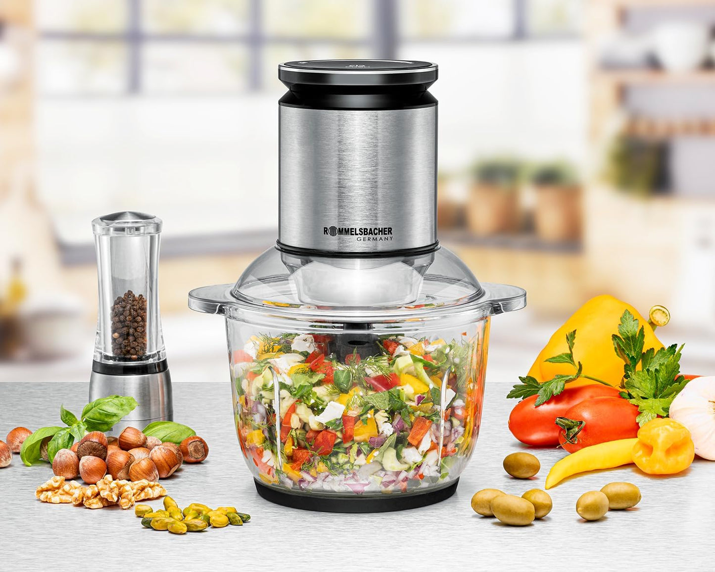 Multi-Zerkleinerer MZ 600 mit Glasbehälter, 2,0 Liter Volumen