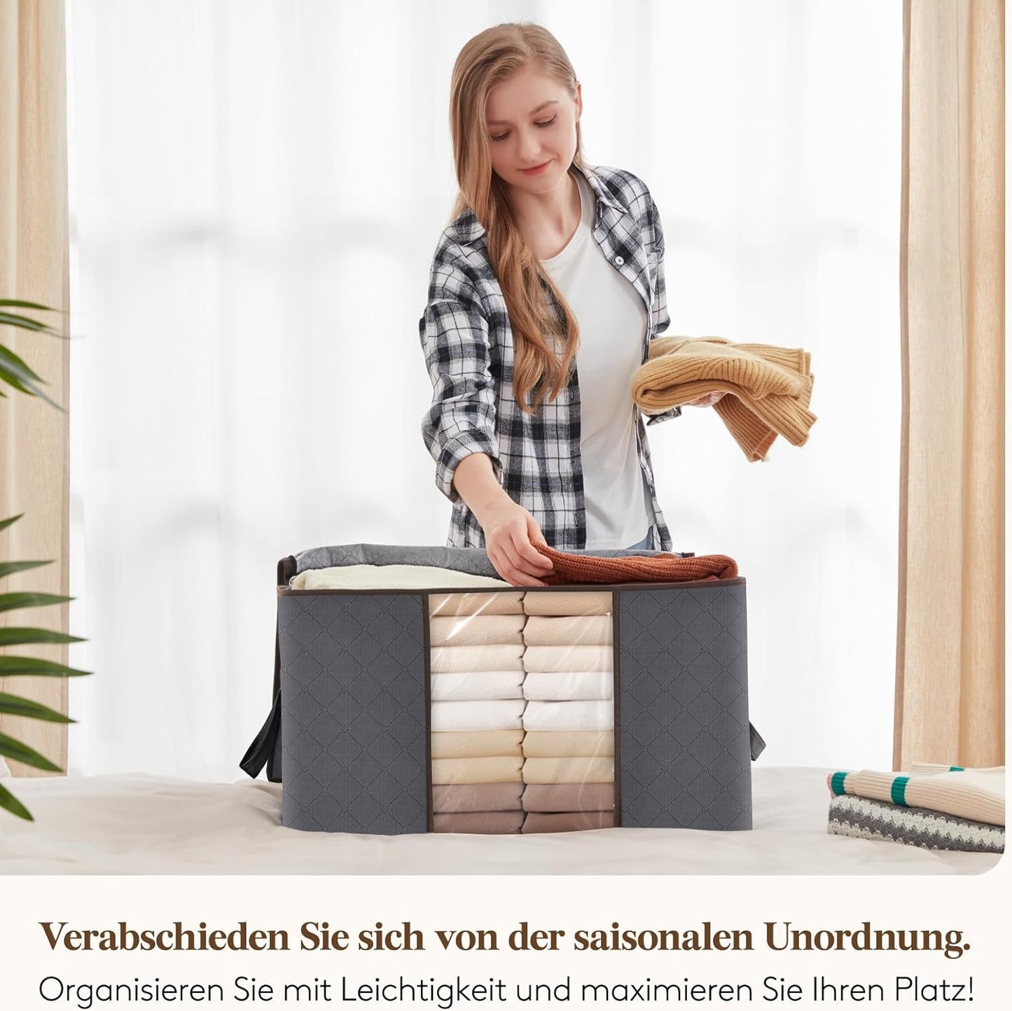 3er-Set Aufbewahrungstaschen, 90L, 3 90L