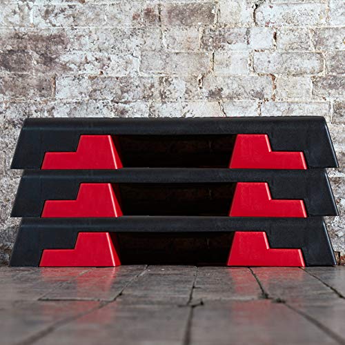 Steppbrett, schwarz/ rot, Grau/Orange Reebok Step Single
