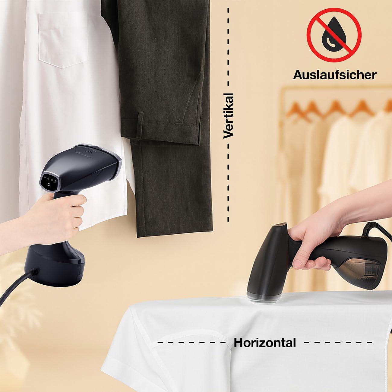 Hand-Dampfglätter & Bügeleisen
