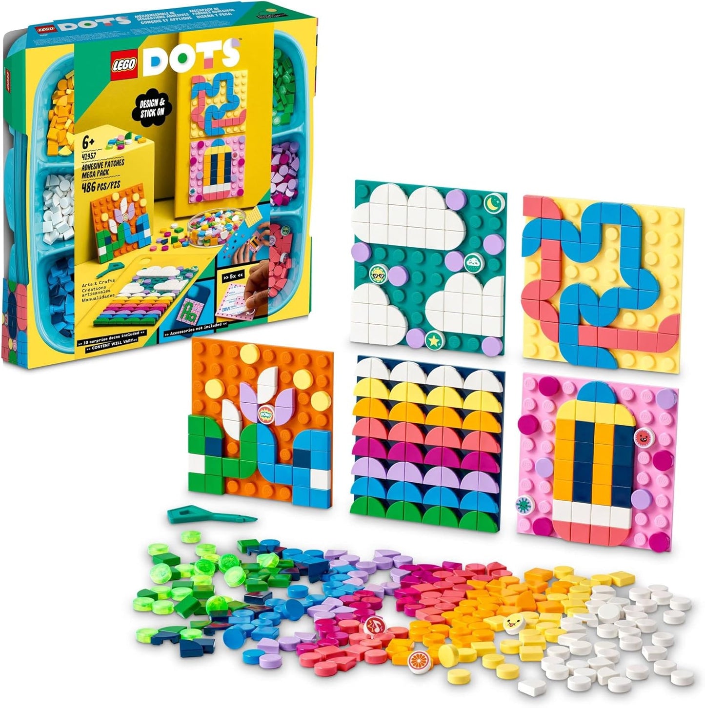 Klebeflicken Megapack 5-in-1 Mosaik-Set