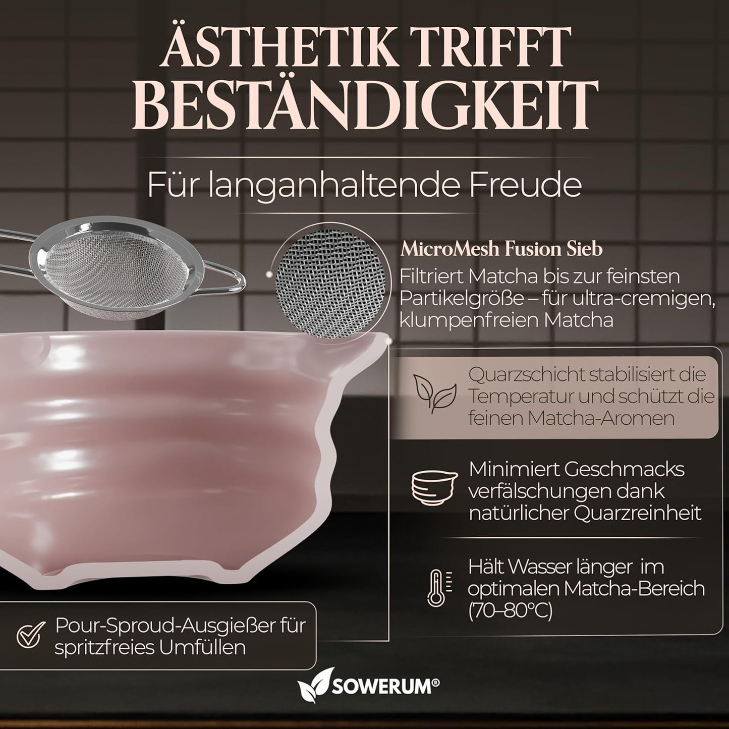 5-teiliges Matcha-Set