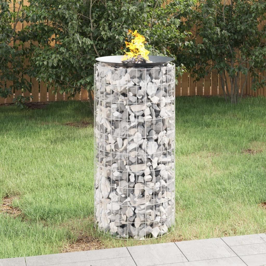 Gabionen Feuerstelle, 50 x 100 cm